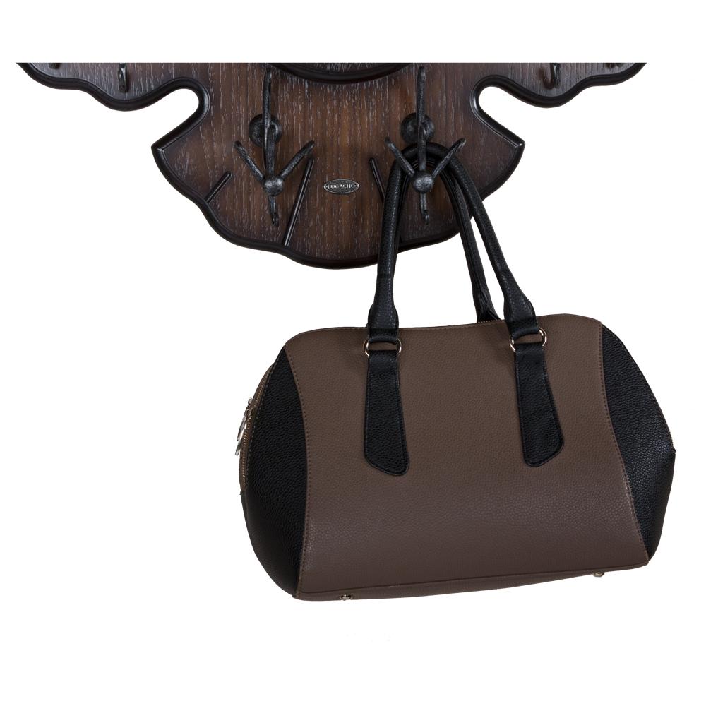 11507 Вешалка настенная Bubo Орех Оберджин Античное Серебро BOGACHO 4627138184721 - Вид №7