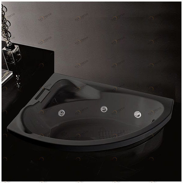 Ванна Gruppo tressee Syria V6557-SX-C чёрная угловая встроенная левая Gruppo Treesse STDV6557SXC