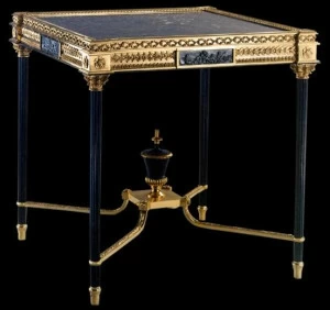 Tisserant Квадратный журнальный столик из бронзы Tzigany