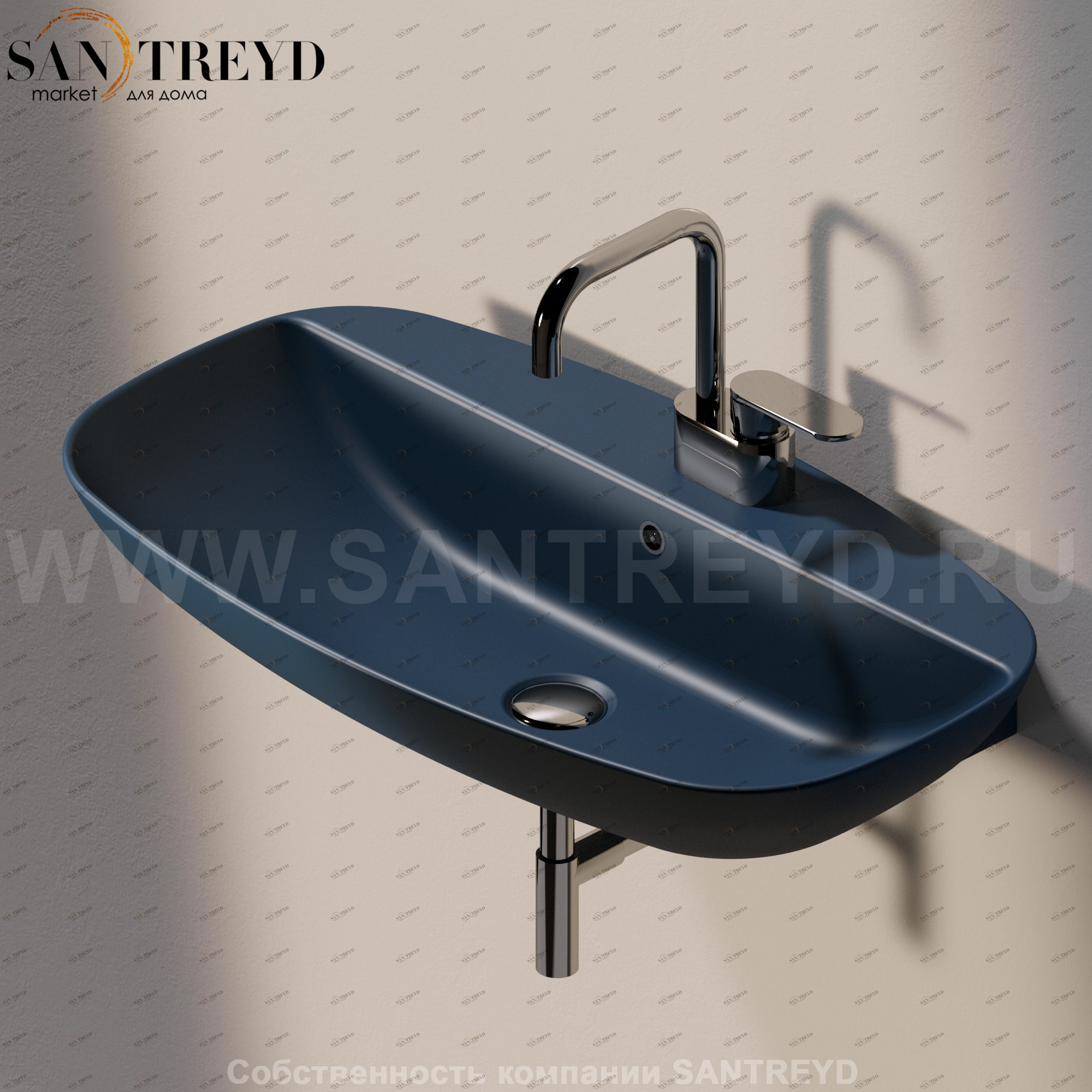 ND75PR7016 Подвесная раковина настенная прямоугольная Ceramica Flaminia Nuda