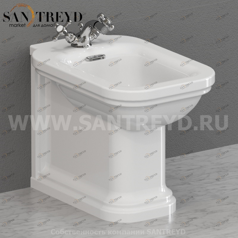 4121K1 Биде напольное Waldorf Kerasan