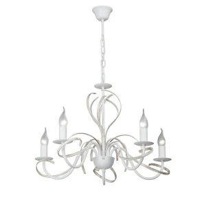 Подвесная люстра Vitaluce V1779-0/5 VITALUCE ДИЗАЙНЕРСКИЕ 328616 Белый