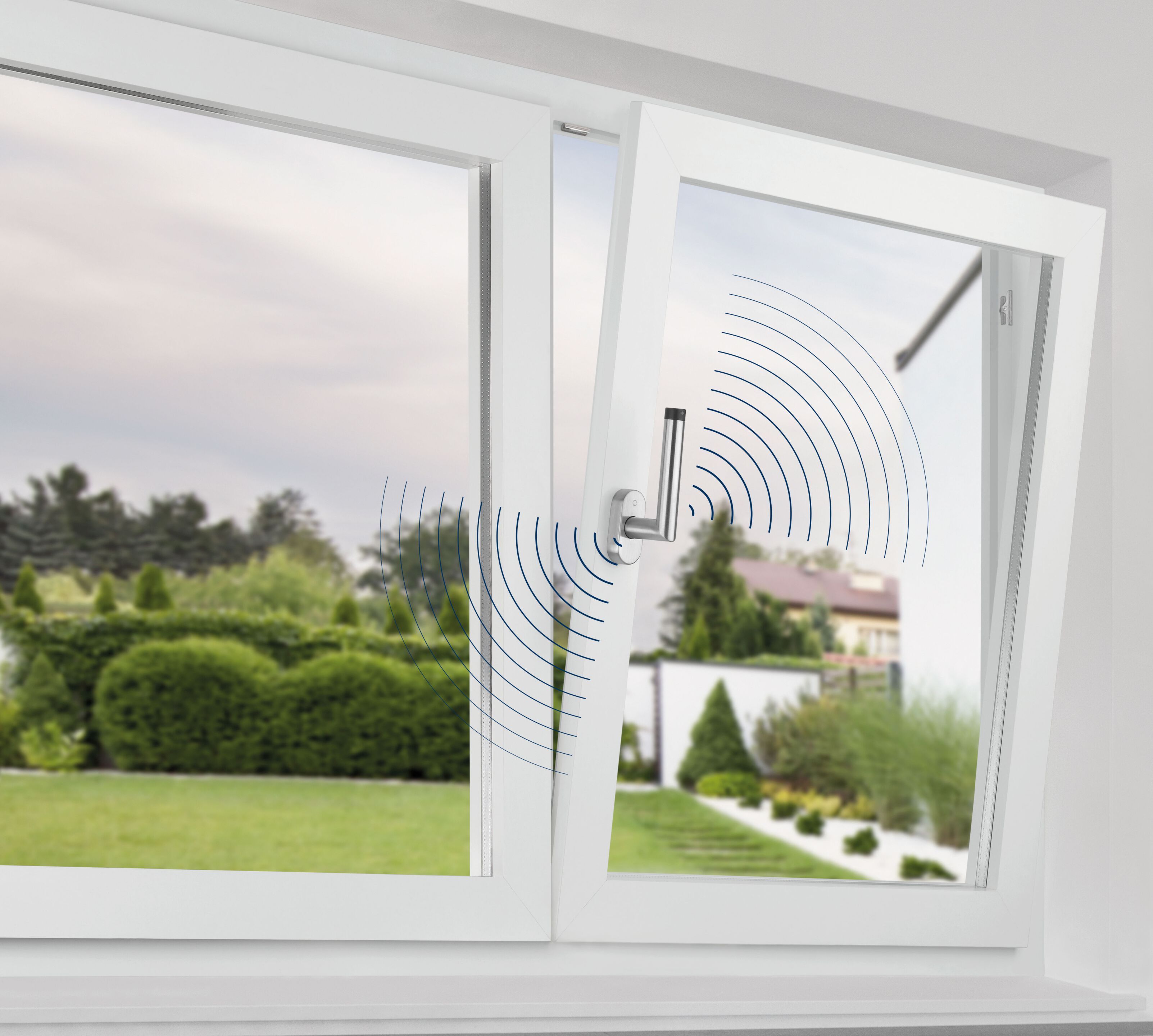 Оконная ручка со встроенной системой умного дома HOPPE eManiglia ARCH-00072363