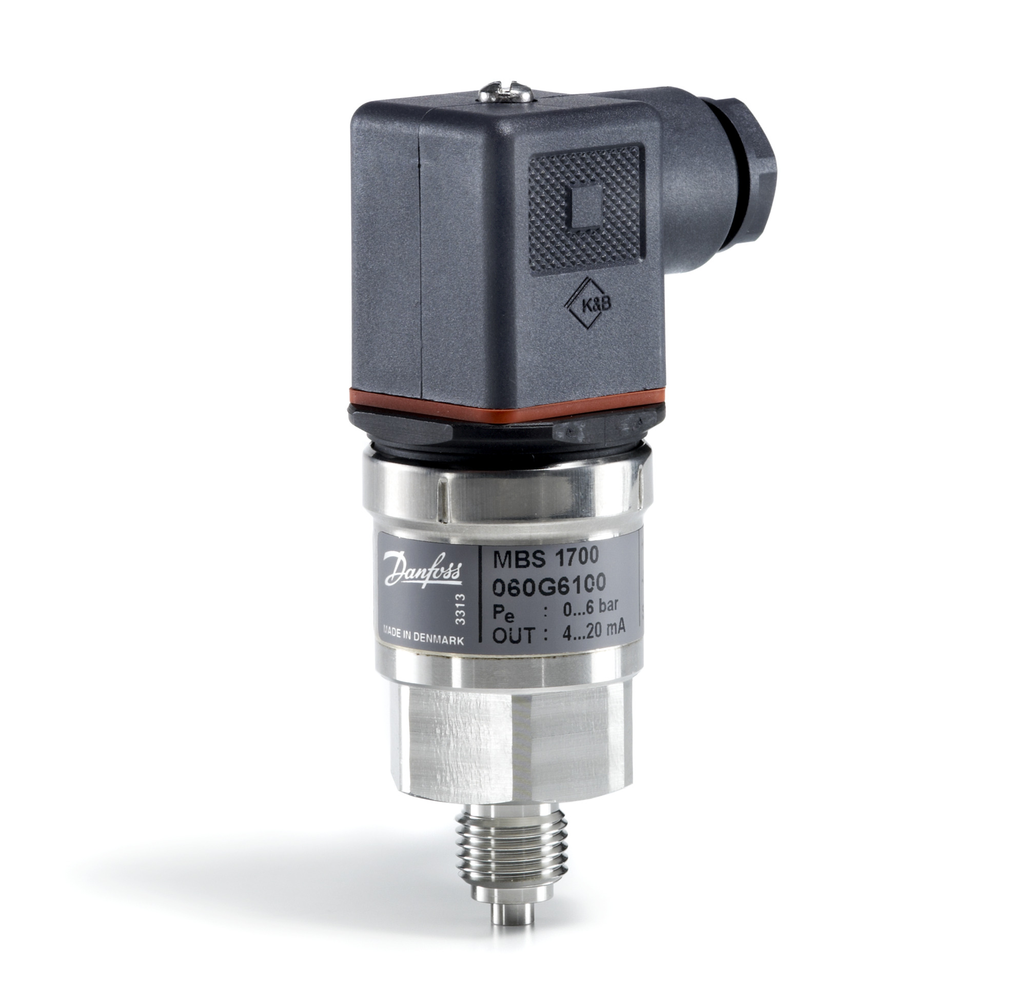 Danfoss MBS 1700 — преобразователи (датчики) давления для ЖКХ, водоснабжения и насосных станций MBS 1700 Преобразователь давления 060G6103  - Вид №5