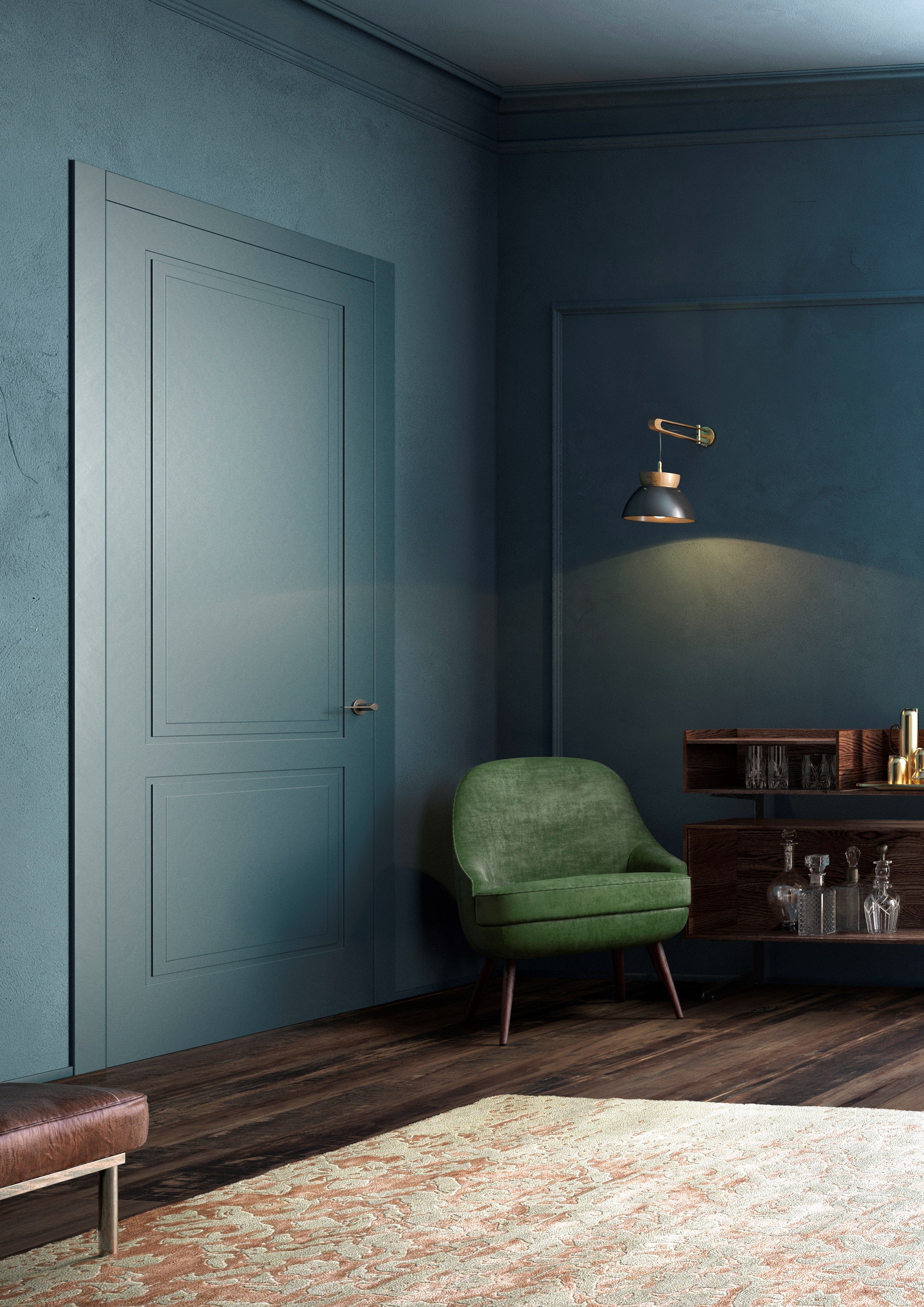 Деревянные распашные двери ALBED ARCH-00054840 - Вид №1