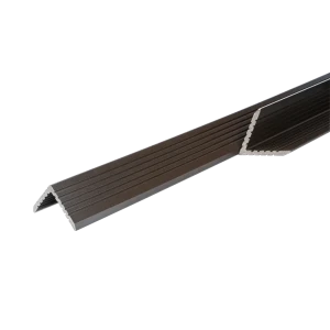 87038291 Уголок торцевой для террасной доски T-Decks 56x56x3000 мм ДПК цвет венге STLM-1014354