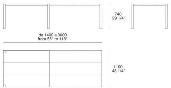 Poliform Прямоугольный стол из ореха sun-id-1355807 - Вид №4