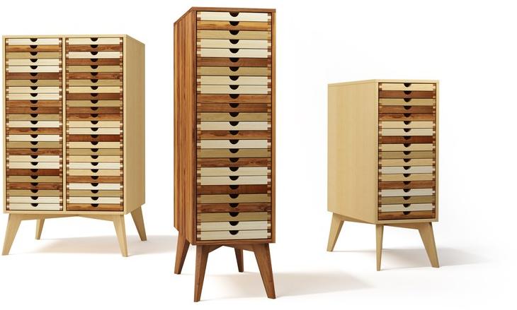 sixay furniture Комод из массива дерева Sixtematic sun-id-1356278 - Вид №1