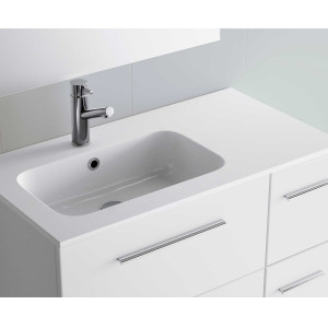 24395 SALGAR Раковина на заказ SOFIA 1605 Тумба для хранения справа MINERALMARMO 1605 x 15 x 460 мм