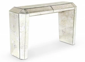 KOKET Прямоугольная консоль из зеркального стекла с ящиками Tamara