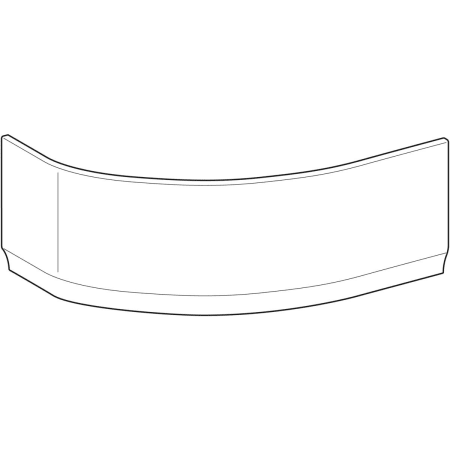 554.823.01.1 Передняя обшивка Geberit Renova для асимметричной ванны, левая Geberit  - Вид №7