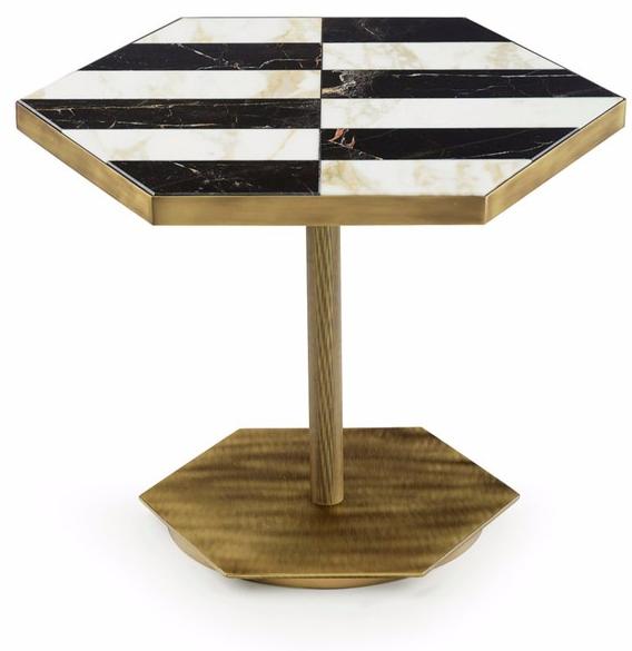 MARIONI Низкий мраморный журнальный столик для гостиной Ted sun-id-1423587 - Вид №1