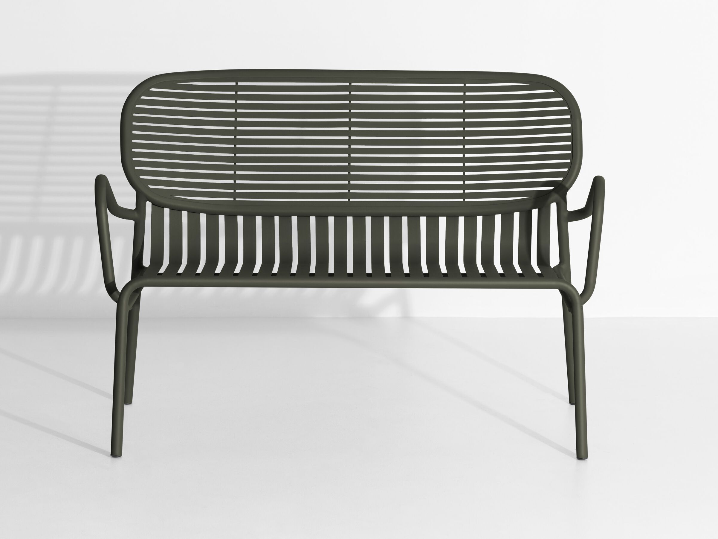 Алюминиевая садовая скамейка с порошковым покрытием с подлокотниками Petite Friture выходные ARCH-00120153 - Вид №27