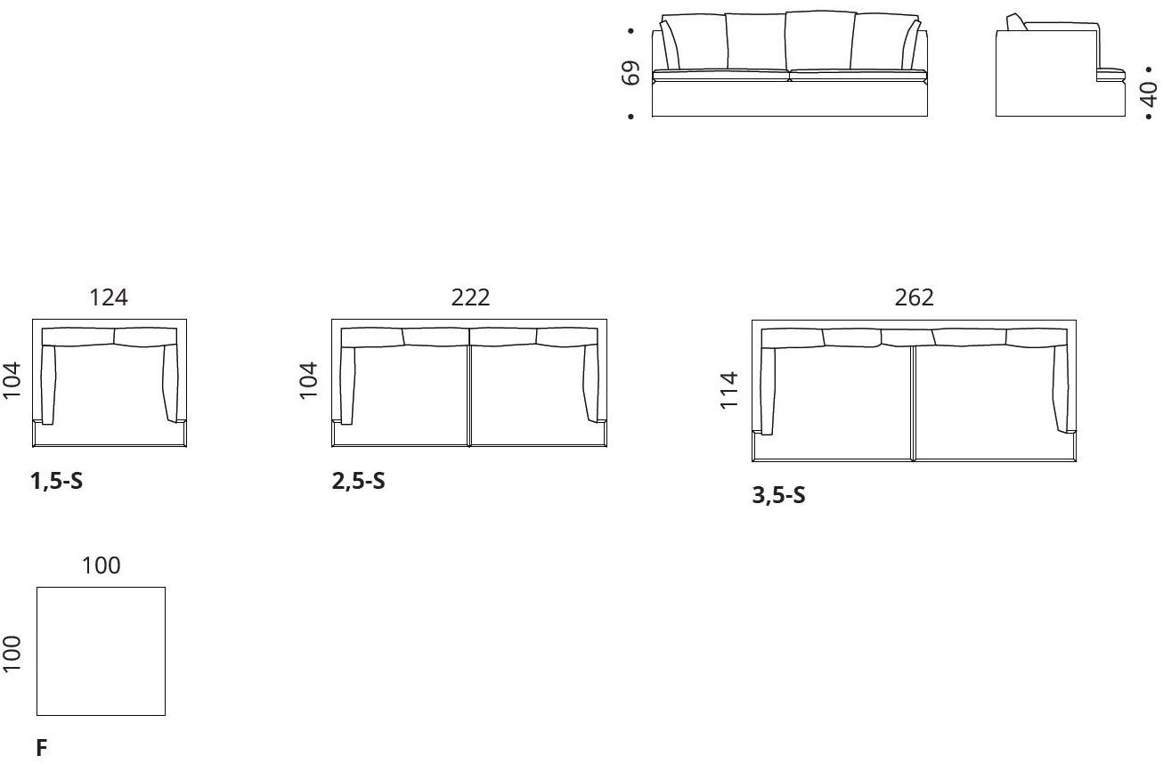 SOFTREND Съемный тканевый диван sun-id-1424315 - Вид №7