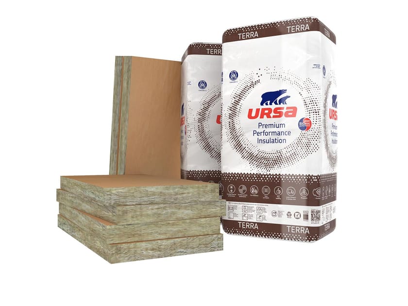 Минеральная вата тормоз паровая панель для термоакустической изоляции Ursa URSA TERRA ARCH-00150794