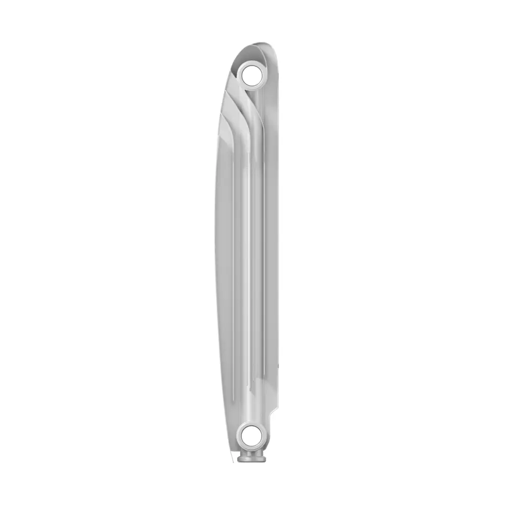 Радиатор секционный Royal Thermo Biliner Alum 500/87 10 секций боковое подключение алюминий белый 82258102 STLM-2034297 - Вид №2