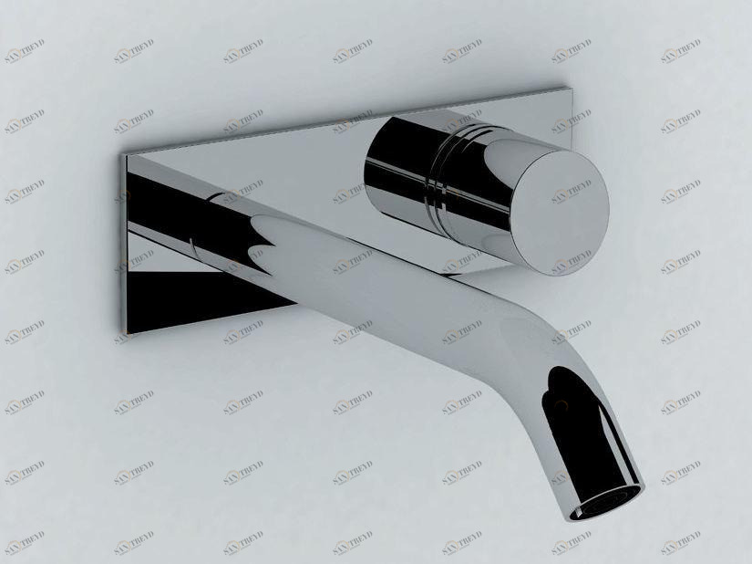 Azzurra Ceramica Смеситель для мойки настенный с переключателем и тарелкой Linea sun-id-1469240