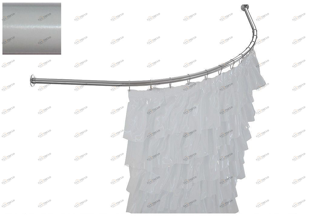 Карниз для ванны Aquanet Mayorca полукруглый 150x100 белый 00241542