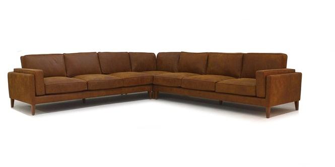 Moanne Модульный кожаный угловой диван в стиле 50-х Coyoacán sun-id-1362077 - Вид №2