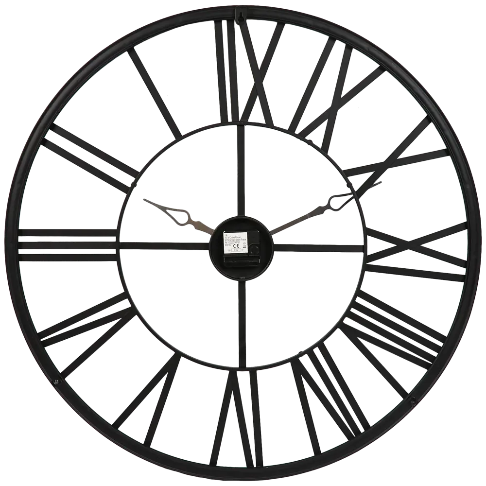 Часы настенные Atmosphera Винтаж круглые металл цвет чёрный ø70 см Scandi STLM-2076395 - Вид №2