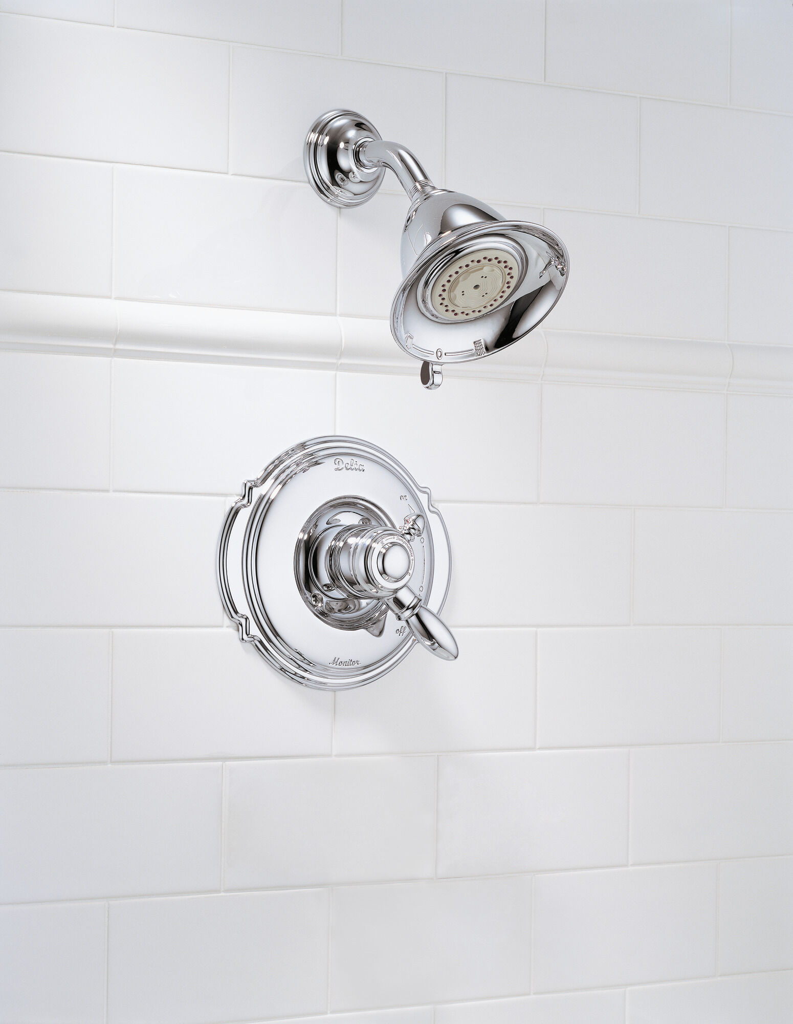 T17255-NP Облицовка для душа Monitor® серии 17 Delta Faucet Victorian Жемчужный никель и латунь - Вид №7