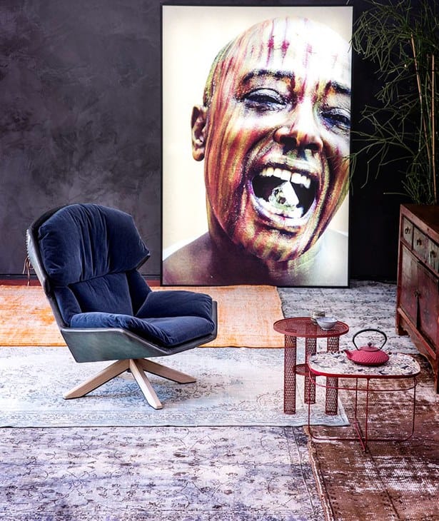 Тканевое вращающееся кресло MOROSO ARCH-00008984 - Вид №5