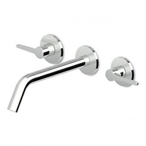 ZMM5766 - R99500 - R99504 Смеситель для раковины на 3 отверстия с аэратором. Длина горловины 215 мм. Zucchetti Medameda