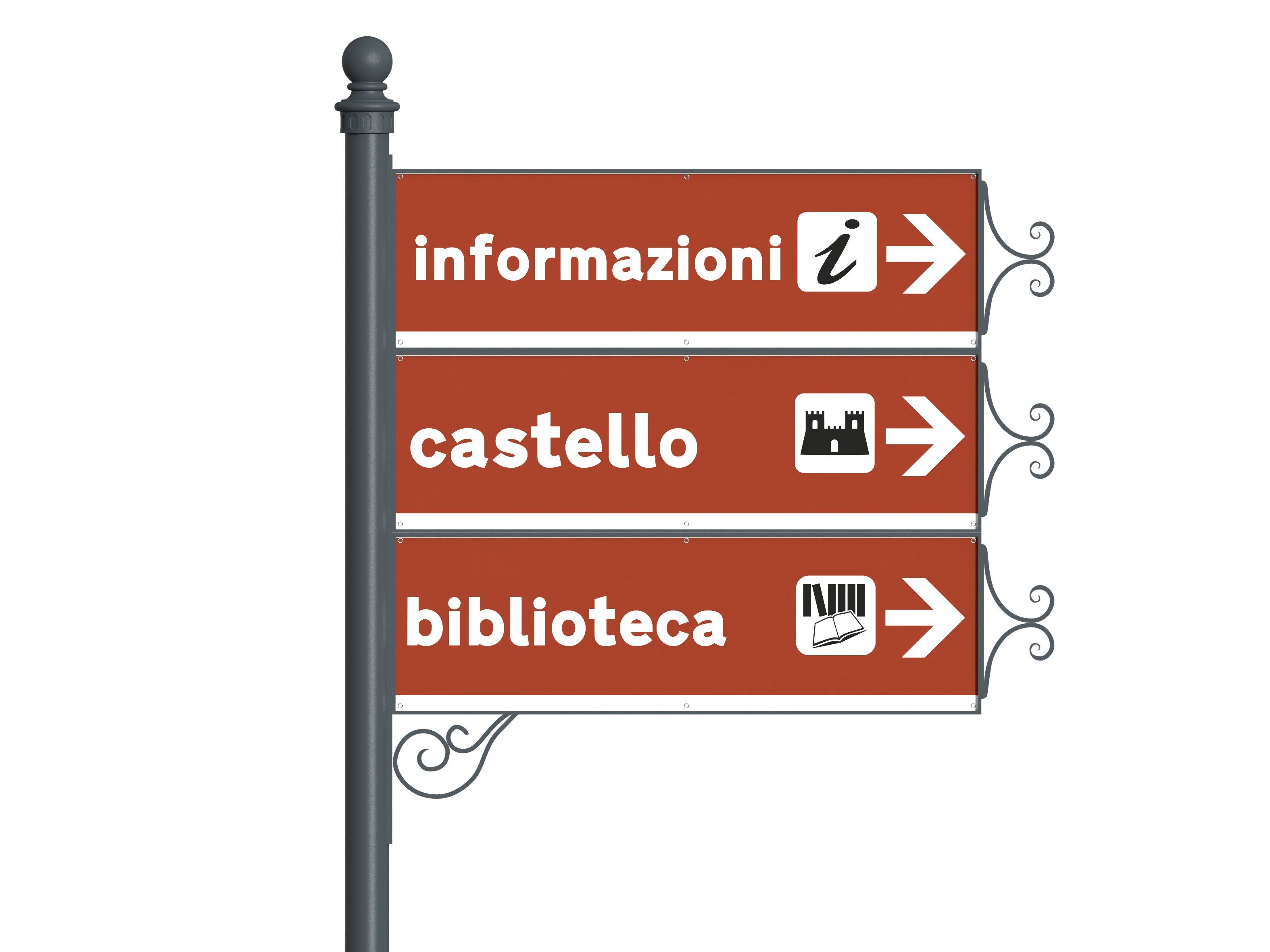 Металлический дорожный знак Lazzari ARCH-00031151 - Вид №1