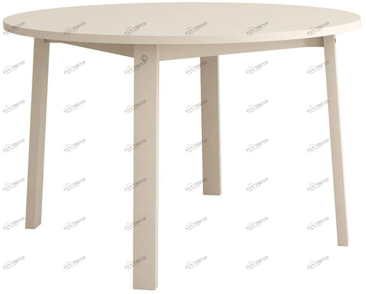 1359 Стол обеденный Сканди Жемчужно-белый R-HOME 40034521h_Жемчуг