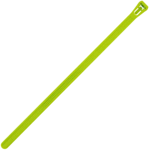 Стяжка кабельная многоразовая Европартнер PRM 7.5x200 мм нейлон цвет зеленый 15 шт.