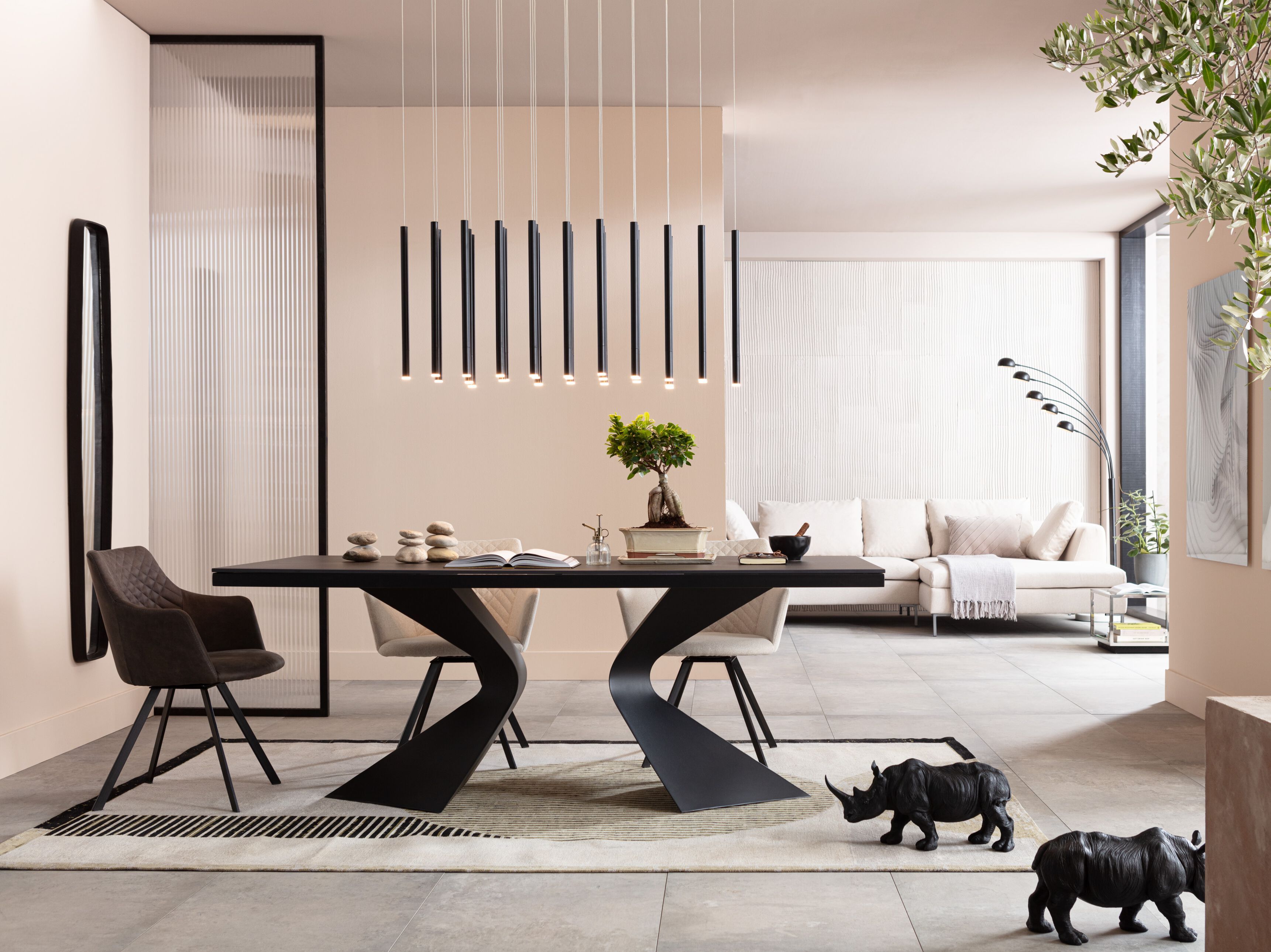 Прямоугольный керамический обеденный стол KARE Design Gloria ARCH-00057251 - Вид №5