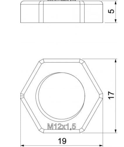 Полиамидная гайка OBO Bettermann BlackLine ARCH-00111907 - Вид №4