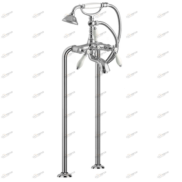 F5404/4 Смеситель для ванны напольного монтажа с душевым комплектом FIMA CARLO FRATTINI Herend 