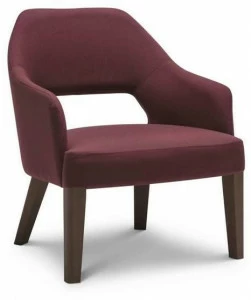 Origins 1971 Кресло из ткани с подлокотниками Emily