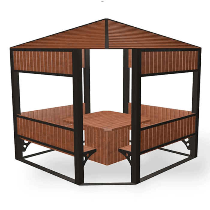 14408 ПЕНТА Lux 01, беседка парковая LAB.Space 