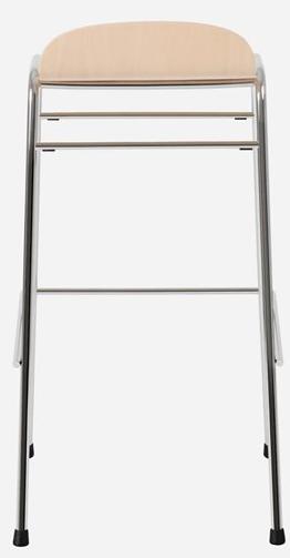 Hem Барный стул из стали и дерева с подставкой для ног Touchwood sun-id-1499723 - Вид №3