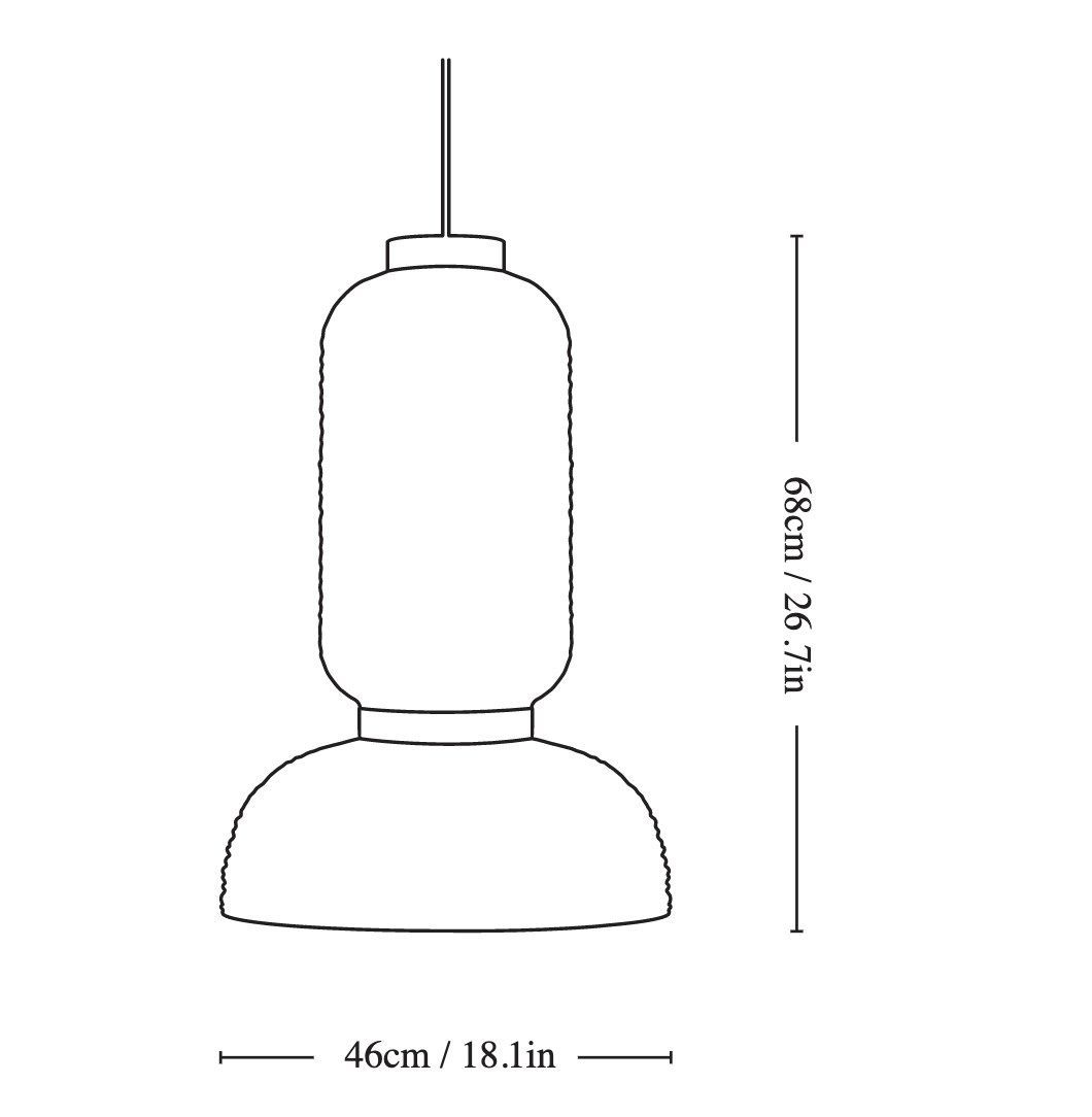 Рисовая бумага подвесной светильник In Stock &amp ARCH-00141925 - Вид №27