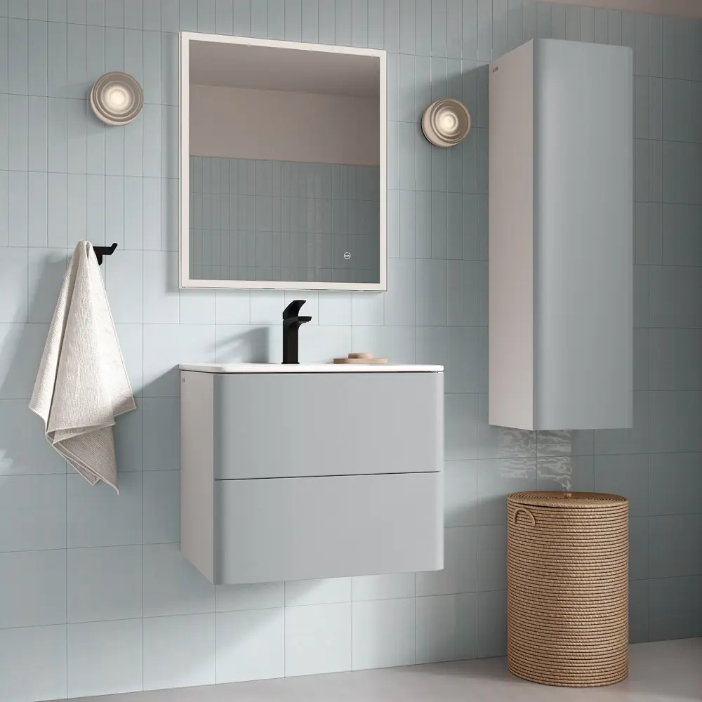 Комплект фасадов для тумбы Iddis Lahta 60 см LAH60G0i89 МДФ цвет серый STLM-2071320 - Вид №8