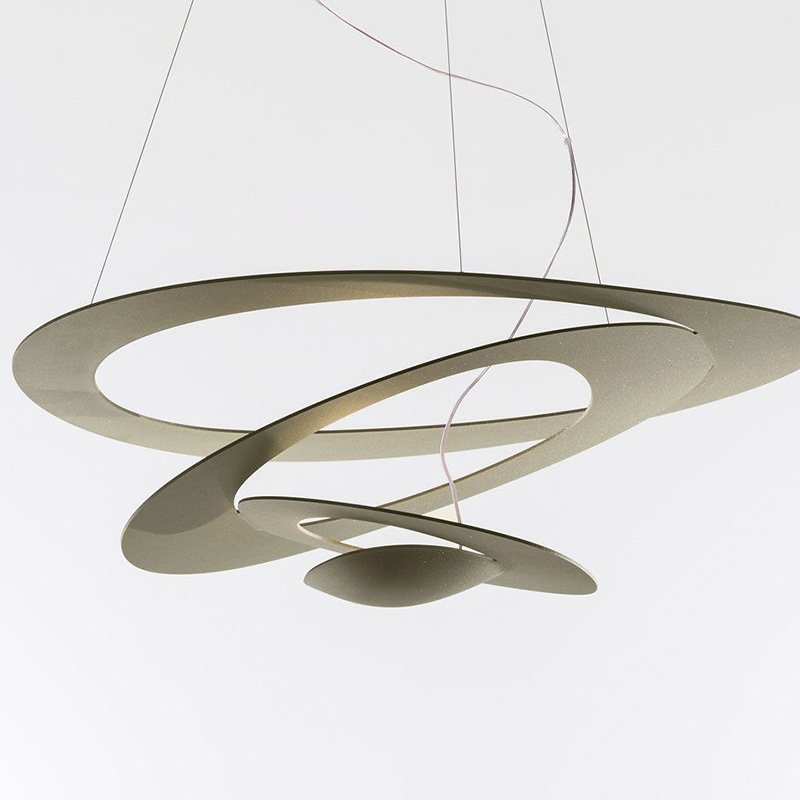 Светильник подвесной светодиодный 200х48 см золотой Price 1249020A ARTEMIDE ДИЗАЙНЕРСКИЕ 00-3883049 Золото  - Вид №2