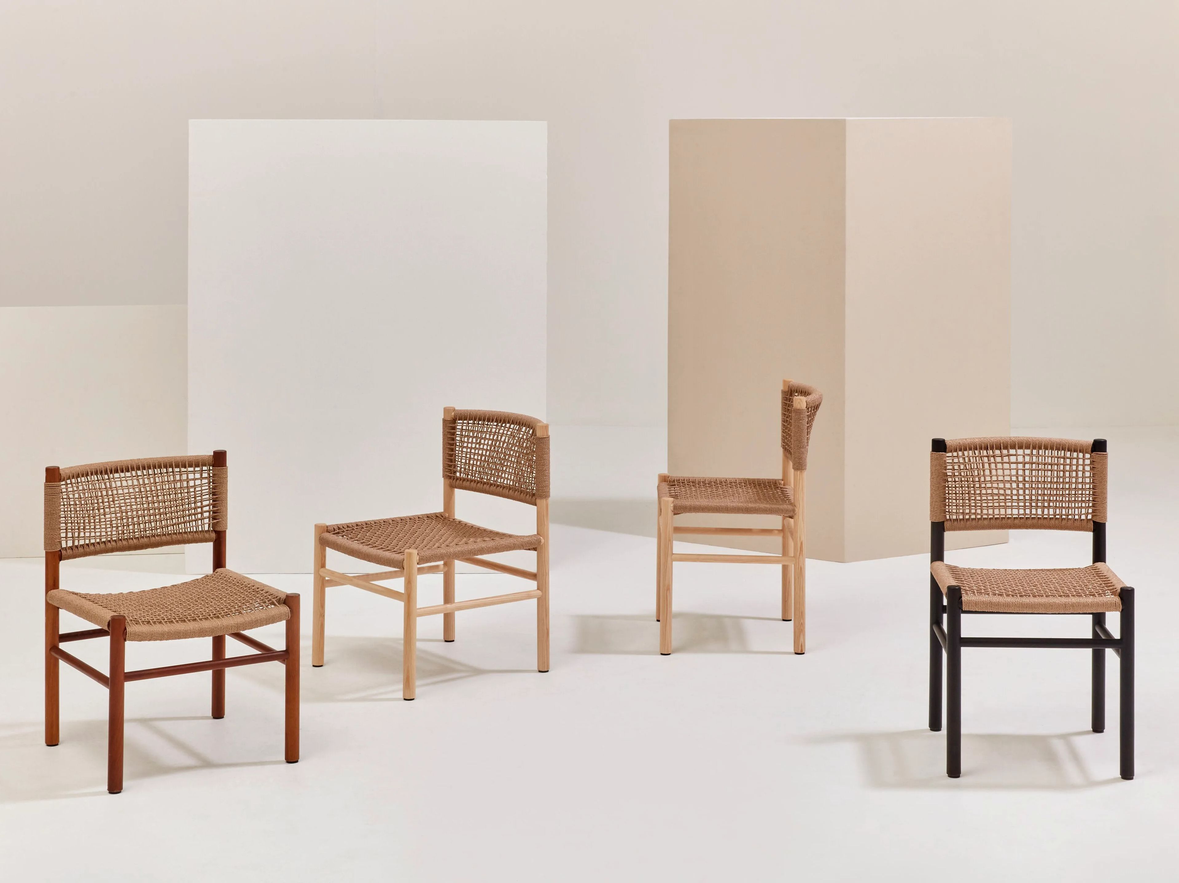 Стул из массива дерева и морской веревки Billiani Harry'S ARCH-00023792 - Вид №1