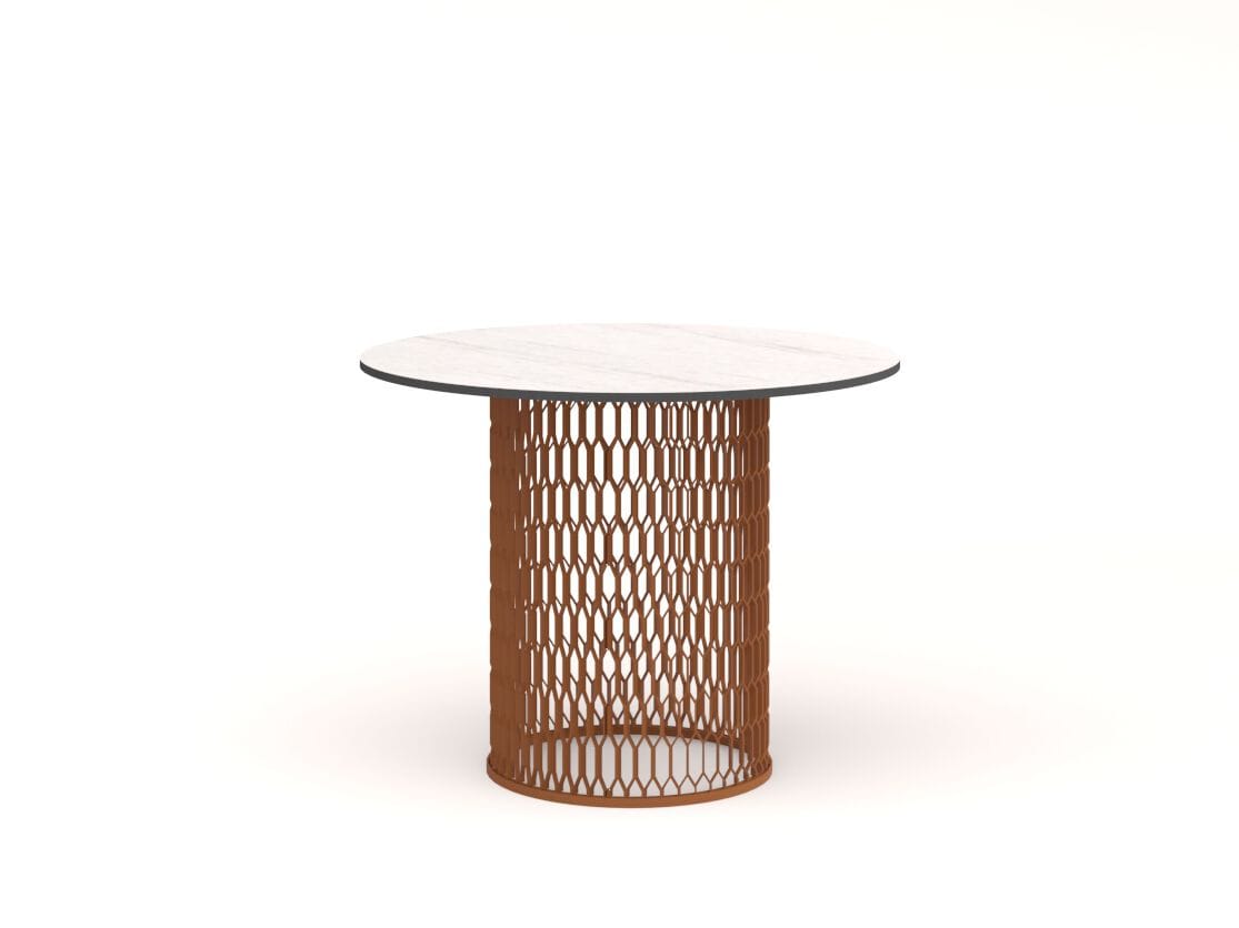 Круглый алюминиевый журнальный столик с порошковым покрытием 10Deka Ventura ARCH-00083334