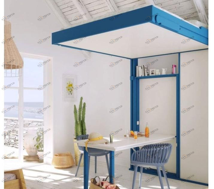 Cinius Двуспальная кровать-чердак sun-id-1414438