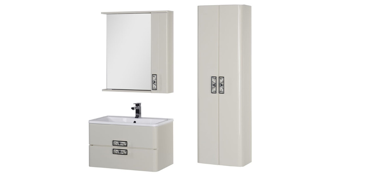 Комплект мебели Aquanet Паллада 80 слоновая кость 00175459 - Вид №1