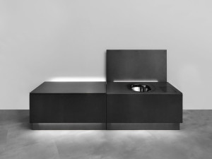 Санитарный модуль из нержавеющей стали для биде и туалета