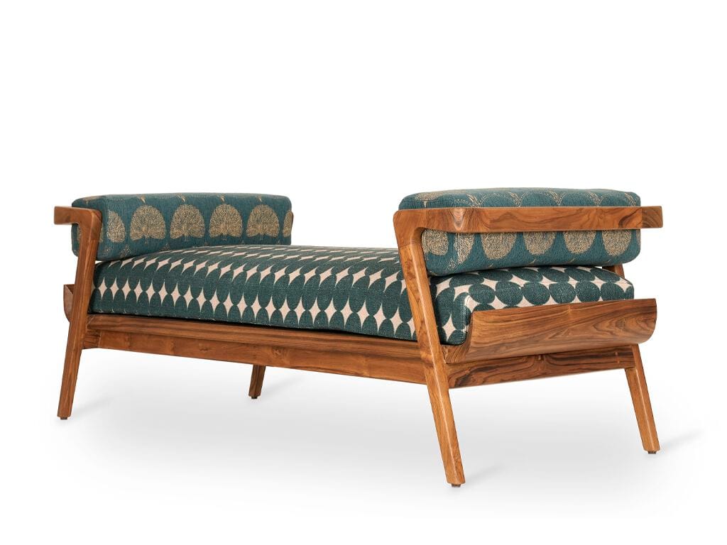 Спальная кровать из тикового дерева Alankaram YASSI ARCH-00119577 - Вид №8