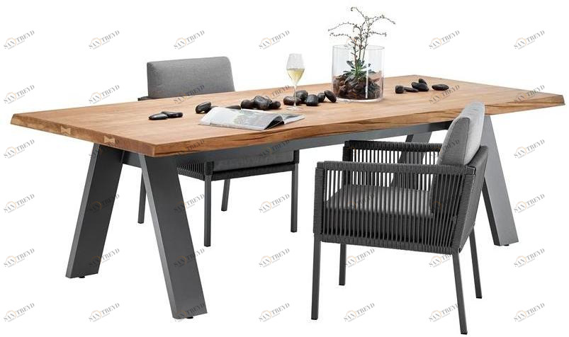 solpuri Прямоугольный садовый стол из тика Timber sun-id-1371281