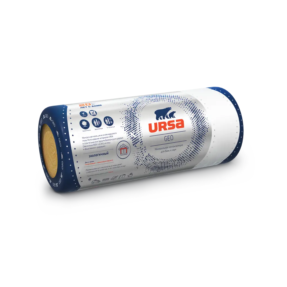Утеплитель Ursa Geo для бань и саун 50 мм 15 м² 84408288 STLM-2030634 
