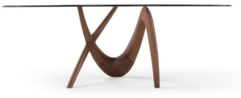 AMURA Овальный стол из дерева и стекла Nx sun-id-1481140 - Вид №1