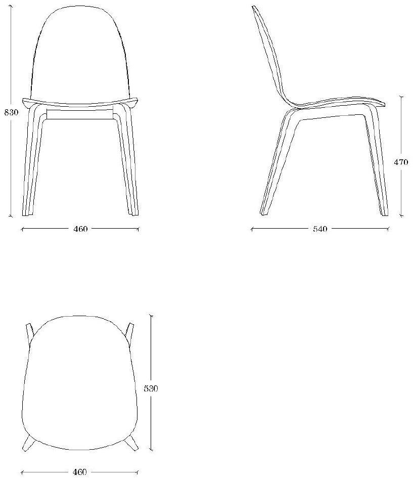 ONDARRETA Стул из бука Bob sun-id-1362874 - Вид №19
