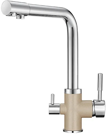 3015, XРОМ/ПЕСОК, СМЕСИТЕЛЬ КУХОННЫЙ